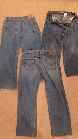 Used Boys Size 14 Husky Levi Jeans