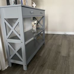 Entry Way Table - Convenience Concepts Oxford 1-Drawer Console Table 39.5" - Sofa Table with Storage Shelf, Transitional Entryway Shelf 
