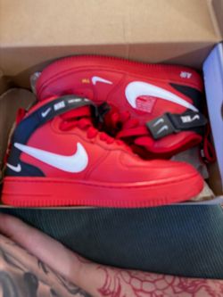 Clean red Nikes