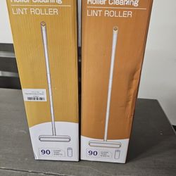 Lint Rollers Large, 9.5" Wide Floor Carpet Cleaner Lint Rollers for Pet Hair Extra Sticky, Pet Hair Remover, Cat & Dog Hair Remover, Lint Remover for 