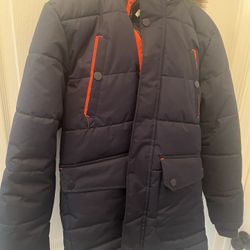 Kids Jacket Size 10/12 Color Is Blue 