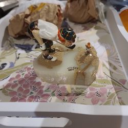 Ron Lee 1984 Gulfer Marble Base And 24k  Sprinkles Mint Condition 