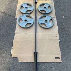 170 Pound Olympic Weight Set (7’ Bar + 140lbs Plates) BRAND NEW