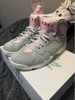 Jordan 7 new size 12 and Jordan 4 white cement used size 12