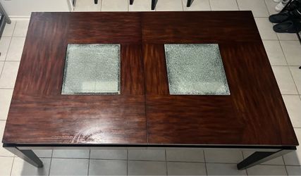 wooden table