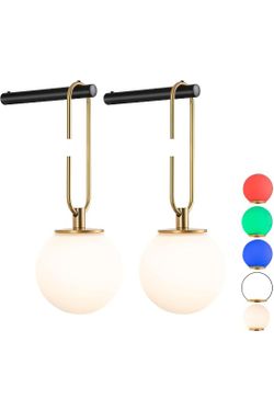 Battery Operated Wall Sconces Set of 2,Dimmable Wall Sconce