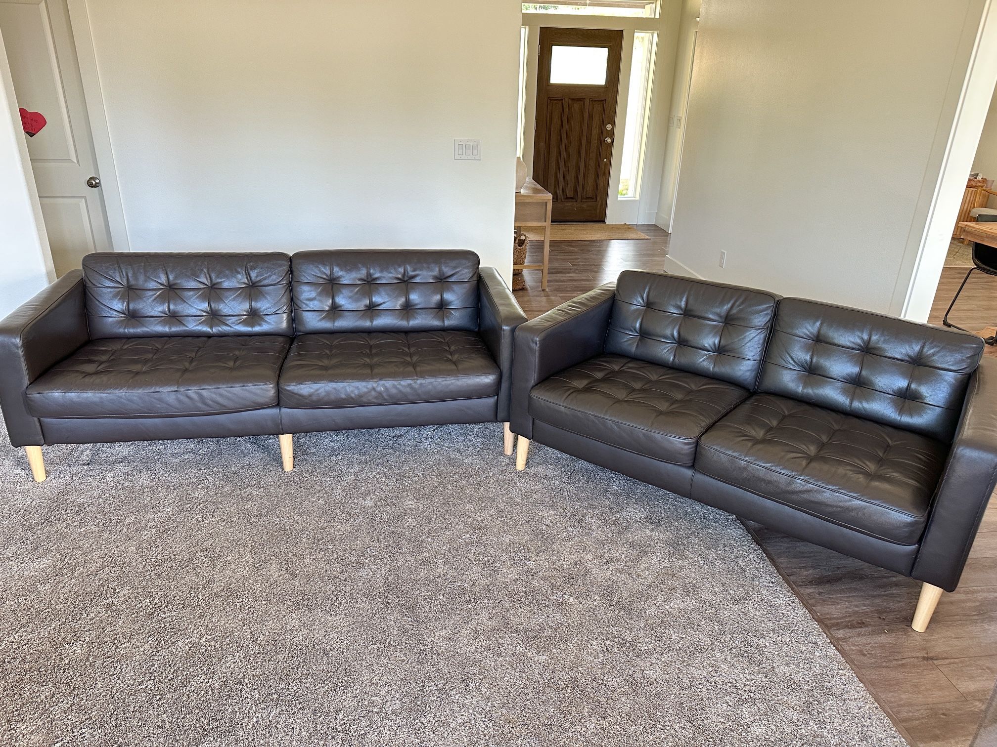 leather sofa couch set 