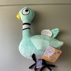 11" Mo Willems The Pigeon Plush,  Don't Let The Pigeon Drive The Bus! New