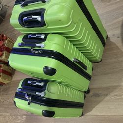 Three-Piece Luggage In Good Condition