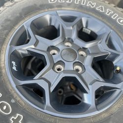 17” Jeep Rubicon Wheels & Tires (5x5)