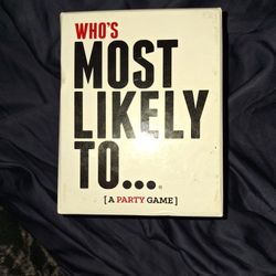 Who's Most Likely To The card game