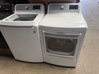 LG Top load washer 5.0 cu ft dryer gas 7.5 cu ft energy star