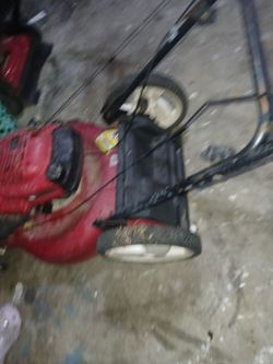 Red Gas Push Lawn Mower
