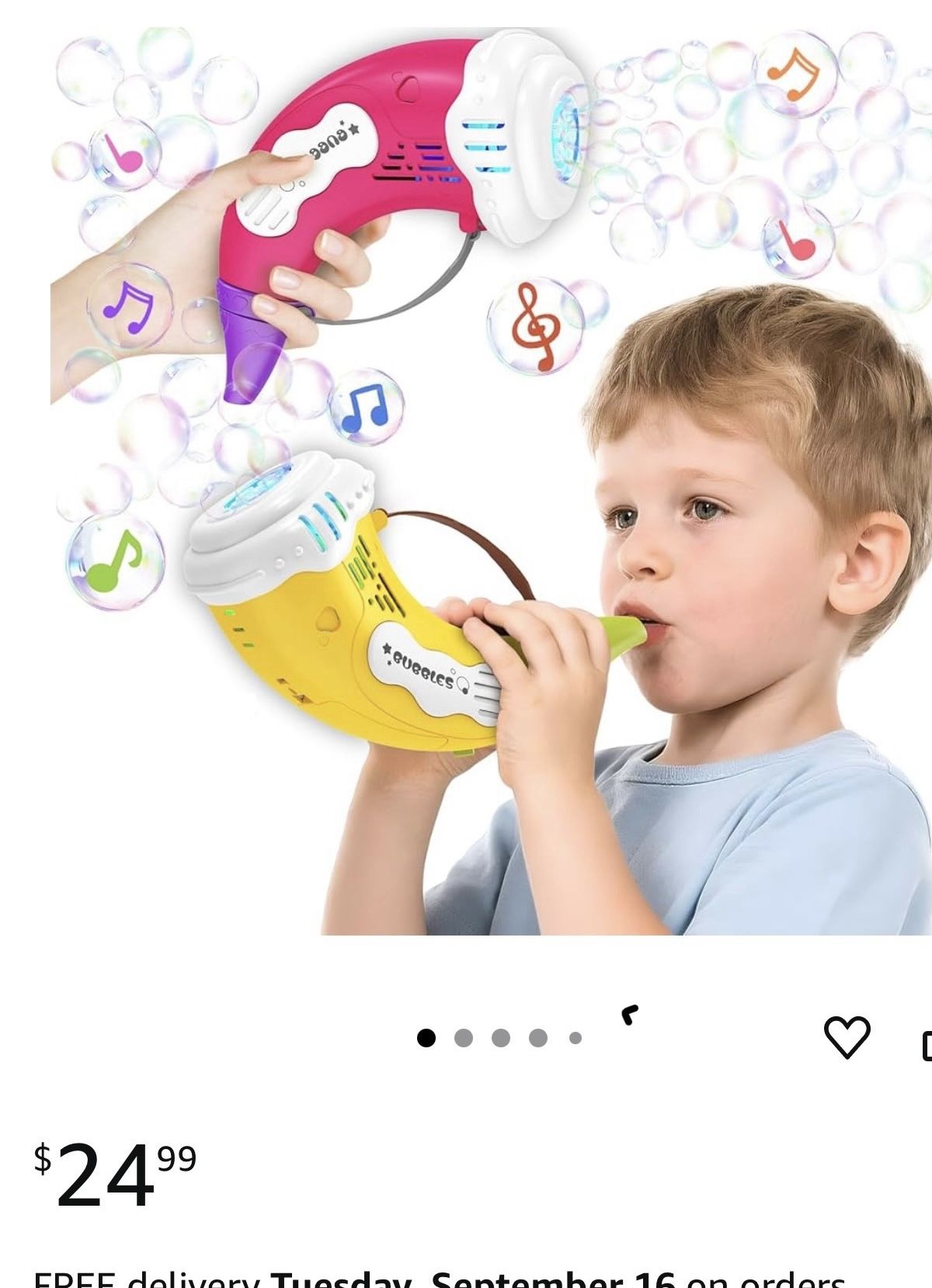 Horn Bubble Gun