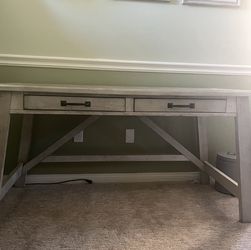 Carynhurst Whitewash 60" Home Office Desk