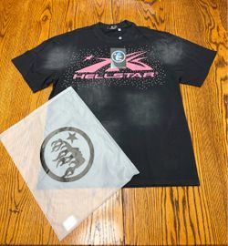 Hellstar Graphic T-Shirt Black Pink