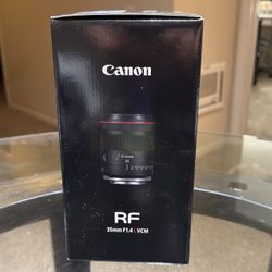 Canon RF 35mm F1.4 L VCM