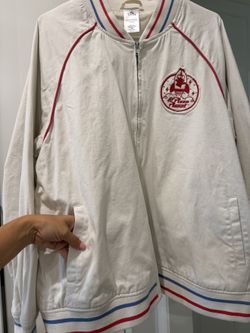 Disney Parks Pizza Planet Bomber Jacket XL Toy Story Zip Up Disneyland