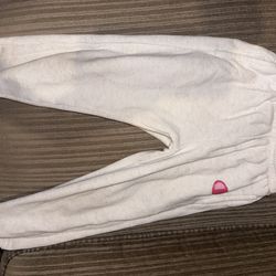 PINK/OFF-WHITE Girl CHAMPION HOODIE SET