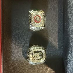 REPLICA Olajuwon Championship Rings from 94 And 95 Seasons 