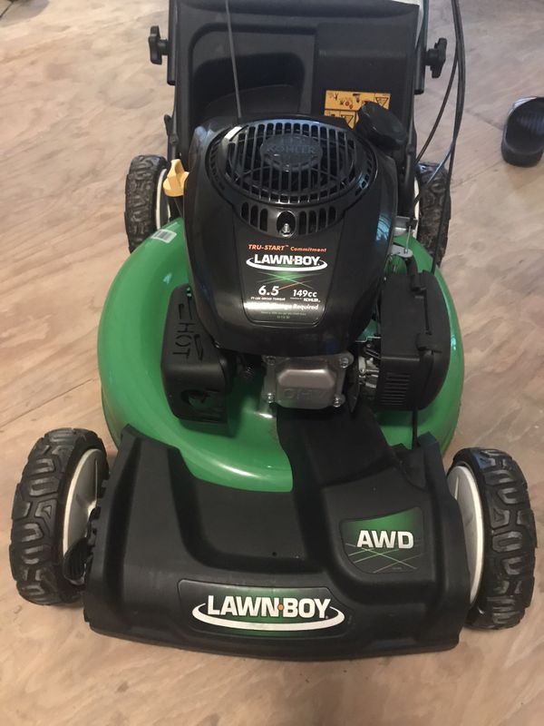 Lawn Boy 21 in. variable speed allwheel drive gas walk behind self propelled lawn mower 4