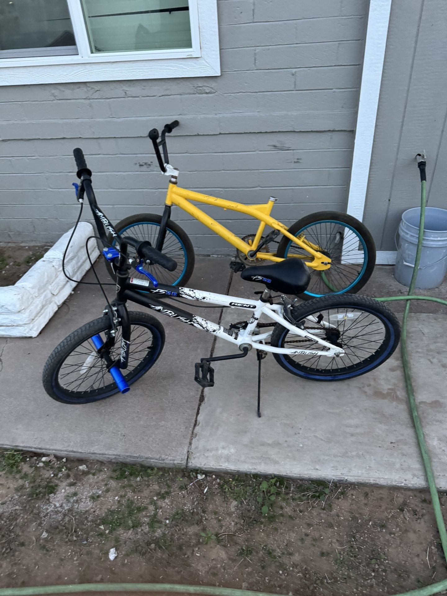 Kent Ambush BMX Bike + Yellow BMX (Needs Seat)