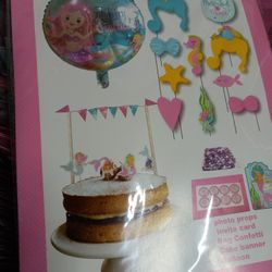 Birthday PARTY PACKAGE MERMAID SETS