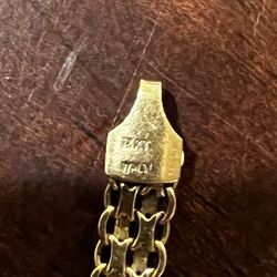 Pre Owned 18k Gold 5mm Bracelet 8in, 6gr Italy 750. 
