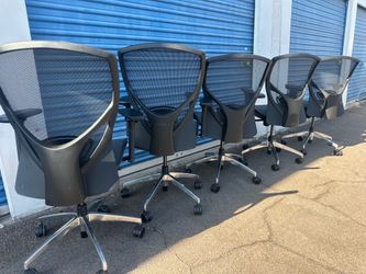 9to5 Seating Theory All Mesh  300 LB Office Chair, Full Synchro Control, Height & Width Adjustable and Pivot Arms