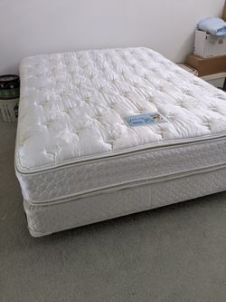 Queen Size Serta Pillow-top Mattress & Box Spring