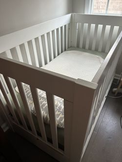 Baby Crib With Bamboo Mattress