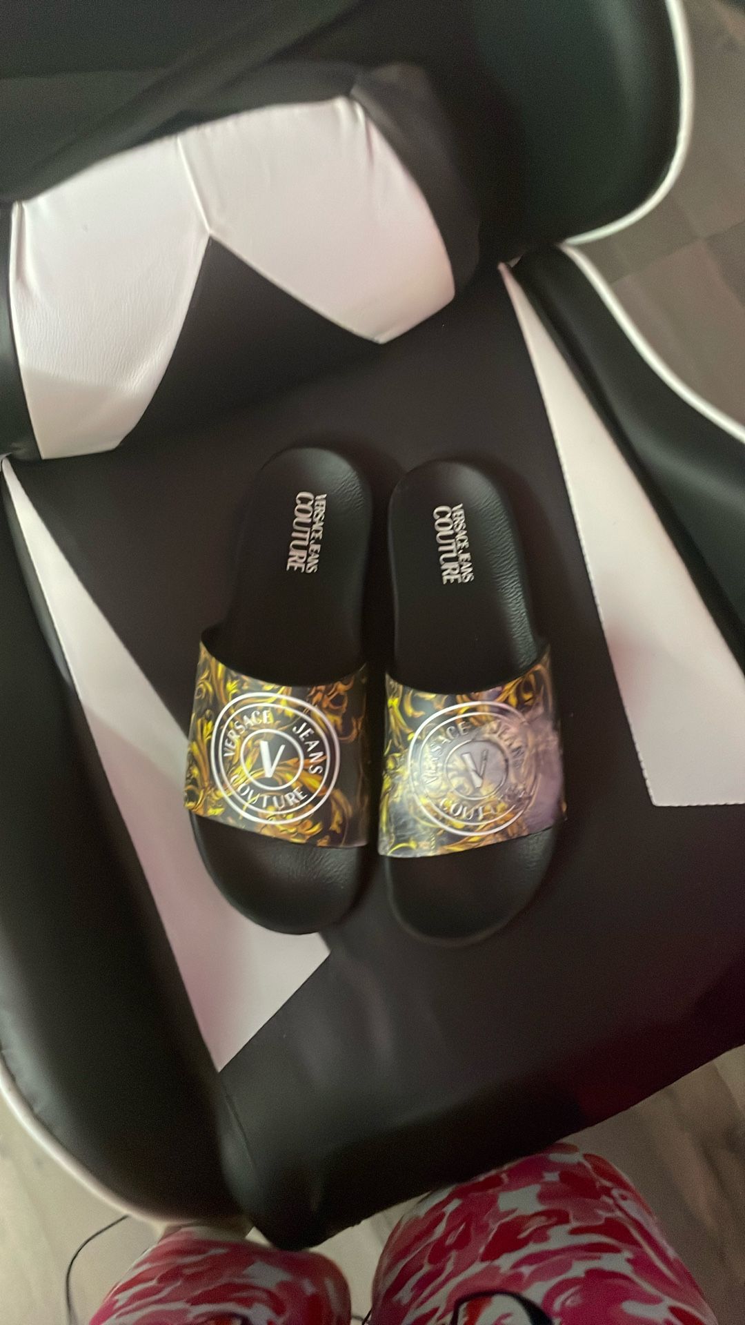 versace slides