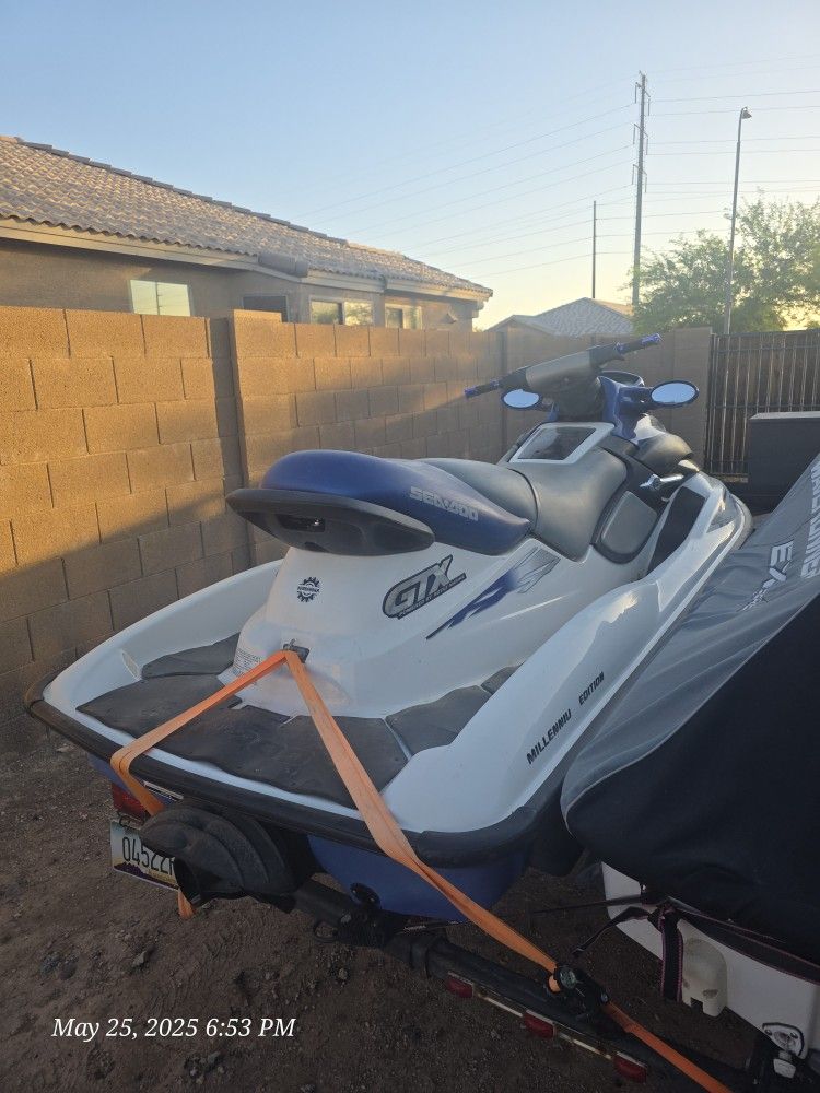 2000 GTX Seadoo w/Trailer