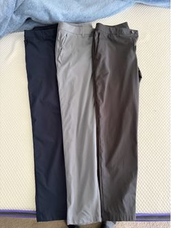 Lululemon men’s slim fit pants trouser 33x32 like new!!! 3 pairs or separate