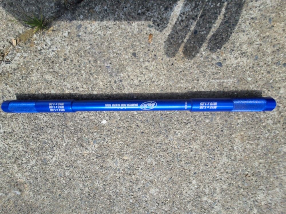 Damper rod bleeder tool