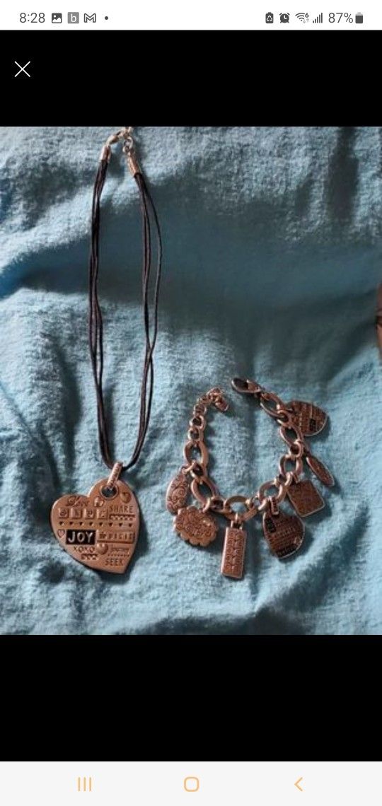 Necklace And Bracelet Set Brighton