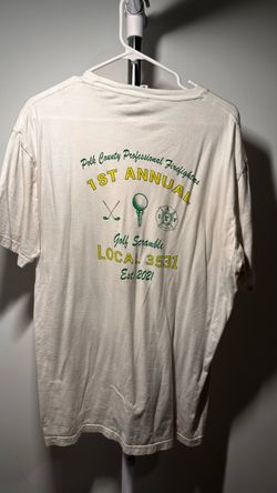 Polk County Firefighters Golf T-Shirt Size XL