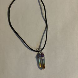 Crystal Necklace Rainbow New