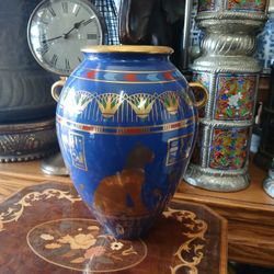 The Golden Vase Of Bast By Roushdy Iskander Garas Fine Porcelain