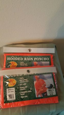2 Hooded Rain Ponchos