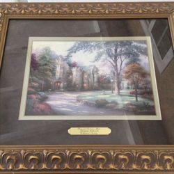 Thomas kinkade, Beyond Summer Gate  lithograph 
