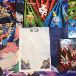 Pokémon Stickers And Note Pad