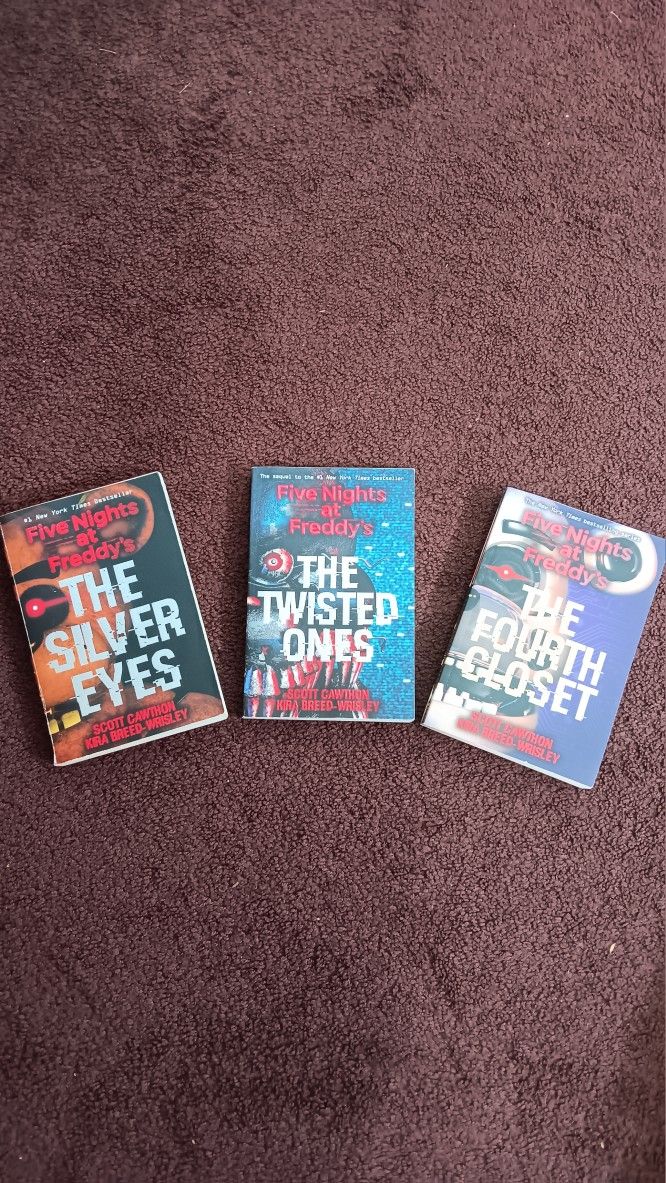 Five Nights At Freddy's (FNaF) Trilogy Series  ๐๐ฝPRICE NEGOTIABLE ๐ฏ