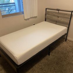 Twin Bed With Mattress