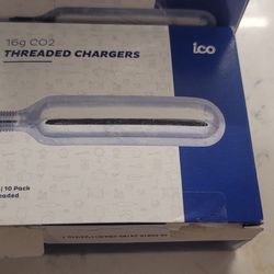 ICO 16g Food Grade Co2 Cartridges (10 pack), Threaded