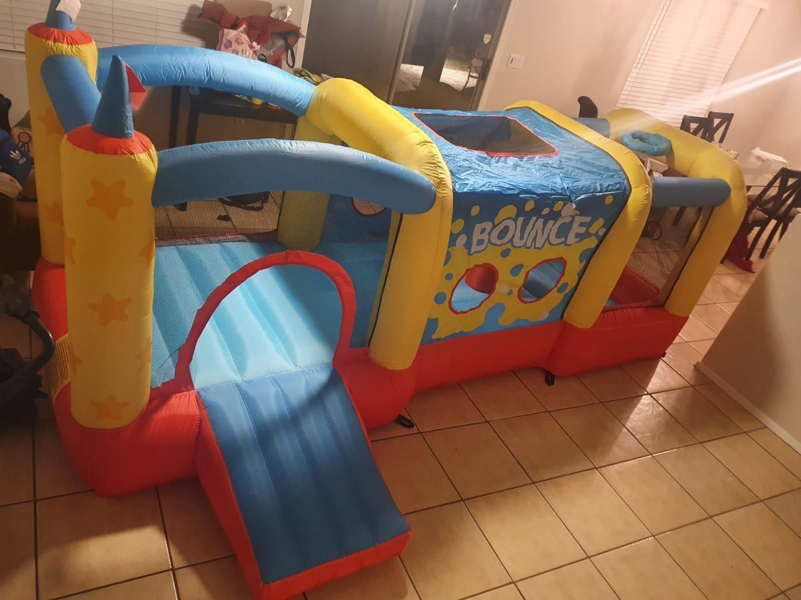 XL bouncy house bought for my 8year old kid but too small brand new