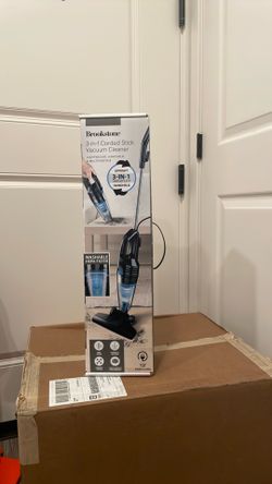 Brookstone 3-in-1 Corded Stick Vacuum
