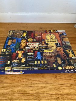 Mr Peanut 500 Piece Springbok Puzzle COMPLETE
