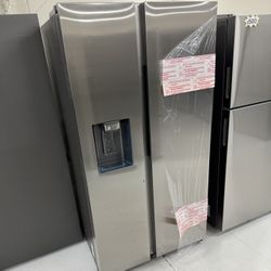 New Fridge Stainless Steel Water Ice In Door 1 Year Warranty 