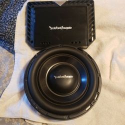 Rockford Fosgate Amplifier and 10" Sub
